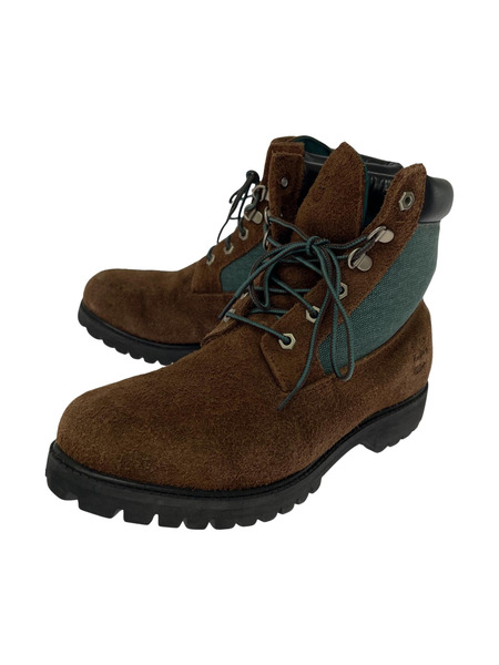 Timberland thisisneverthat 6 INCH LACE BOOT スエード 茶 緑