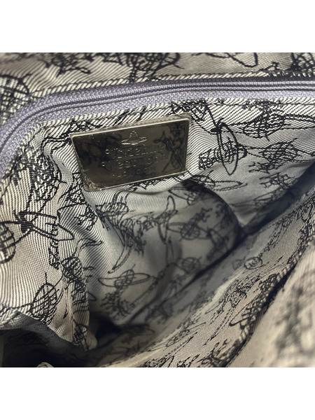 Vivienne Westwood ショルダーバッグ レザーワッペン タータン