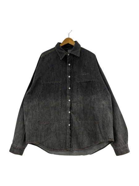 BGHB DENIM SHIRTS JKT BLK