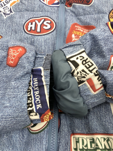 HYSTERIC GLAMOUR PATCH SCRATCH FEVER柄 ジャケット[値下]