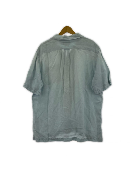 POLO RALPH LAUREN 半袖シャツ CALDWELL オープンカラーシャツ/L/水色