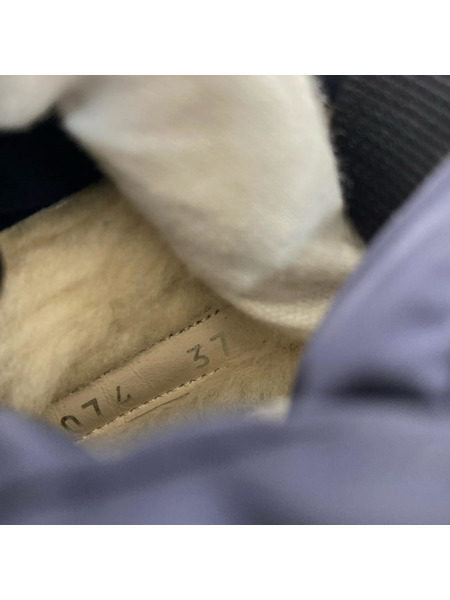 靴 CHANEL キルティング/ムートンブーツ/37