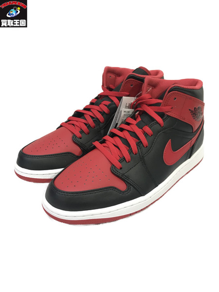 NIKE/NIKE AIR Jordan 1 Mid/Bred Toe/DQ8426-060/ナイキ/28.5ｃｍ/メンズ/靴/スニーカー/シューズ[値下]