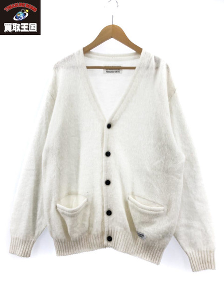 WACKO MARIA 22FW MOHAIR CARDIGAN モヘア カーディガン WHITE L