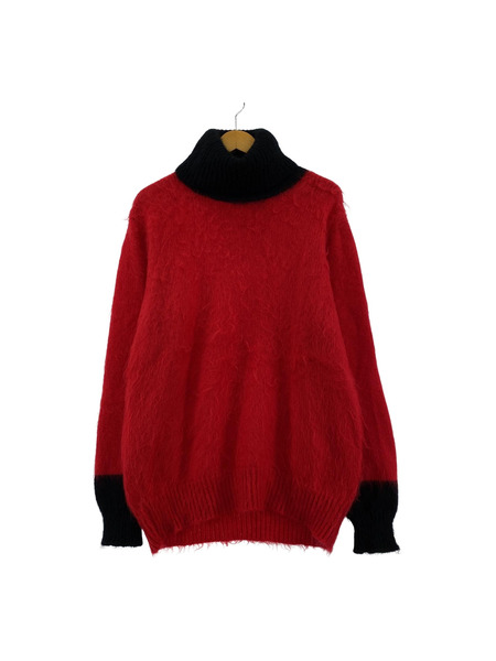 CYbER dYNE LIBBIT Mohair sweater モヘヤニット レッド