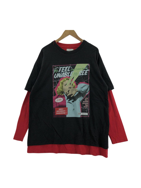 STUDIO SEVEN レイヤード L/S TEE