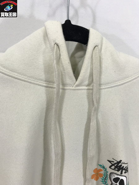 STUSSY パーカー Skull Crest Hoodie (M)
