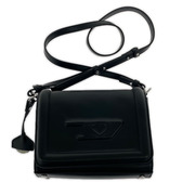 DIESEL ショルダーバッグ ショルダーバッグ ハートロゴ フェイクレザー BLK