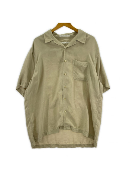 半袖シャツ PELLY ELLIS オープンカラー シルクシャツ  L