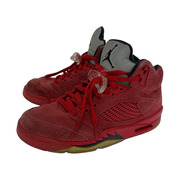 NIKE Air Jordan 5 Ratro Red Suede 25.0 136027-602