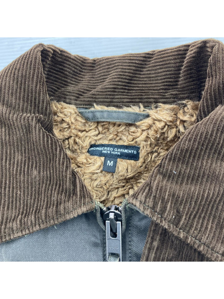 Engineered Garments 裏ボア 襟コーデュロイ DRIVER JACKET BROWN M