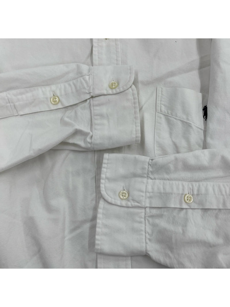 POLO RALPH LAUREN 90s BIG SHIRT 白 (XL)