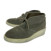 LAD MUSICIAN ブーツ チャッカブーツ グレー/スエード