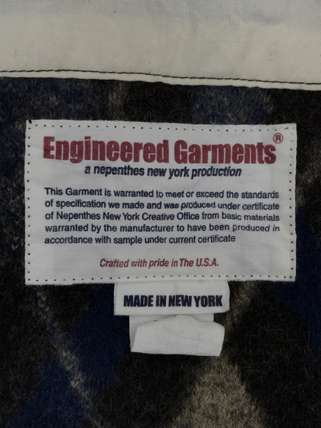 Engineered Garments アーガイル柄 ショールカラーウールジャケット（L）