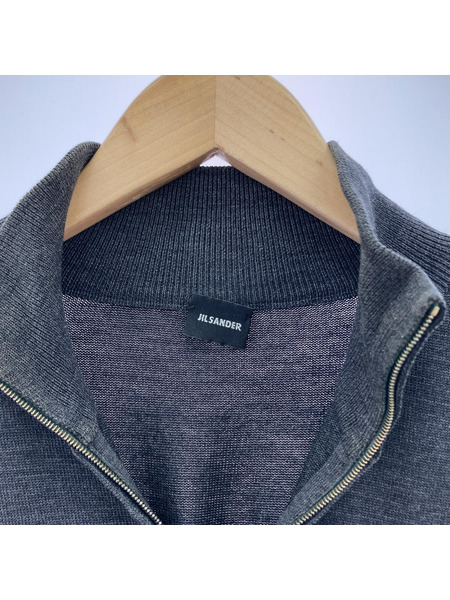 JIL SANDER ニット・セーター ウール ハーフジップニット
