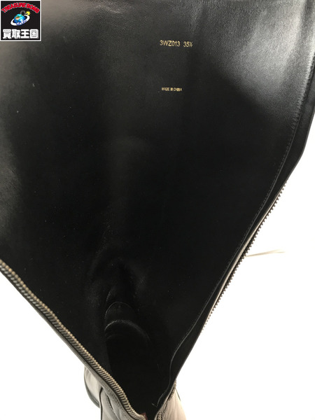 PRADA プラダ 3WZ013 ロングブーツ 乗馬ブーツ 35.5 22.5cm ブラック