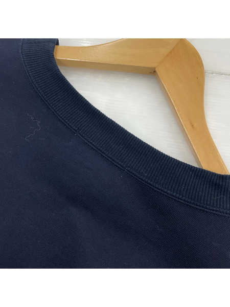 TTT_MSW スウェット・トレーナー 24SS College logo crew neck sweat 紺(XL)