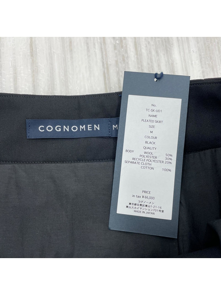 COGNOMEN スカート 24AW PLEATED SKIRT (M)[値下]