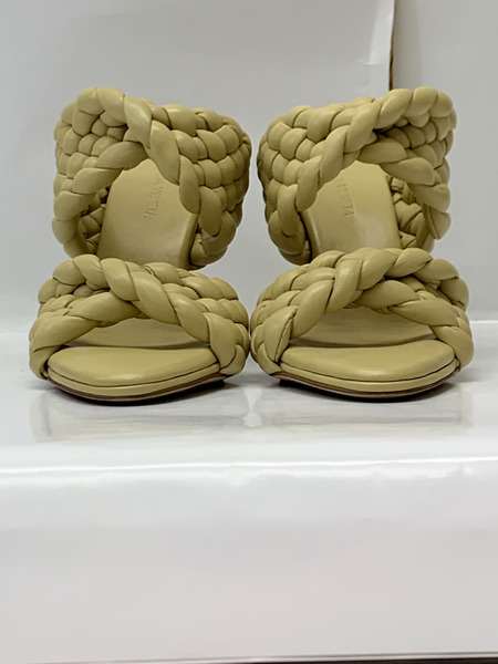 Bottega Veneta BV カーブ サンダル タピオカ Size37 開封品 ボッテガヴェネタ イントレチャート ツイスト  [値下]