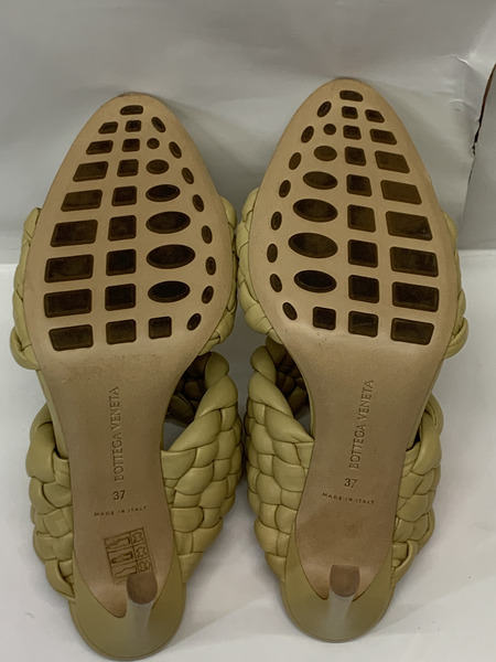 Bottega Veneta BV カーブ サンダル タピオカ Size37 開封品 ボッテガヴェネタ イントレチャート ツイスト  [値下]