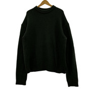 JIL SANDER カシミヤ混クルーネックニット 48 オリーブ