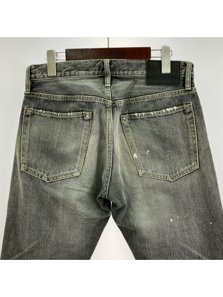 HYSTERIC GLAMOUR リペア加工ブラックデニムパンツ 0252AP11 黒 (30)[値下]