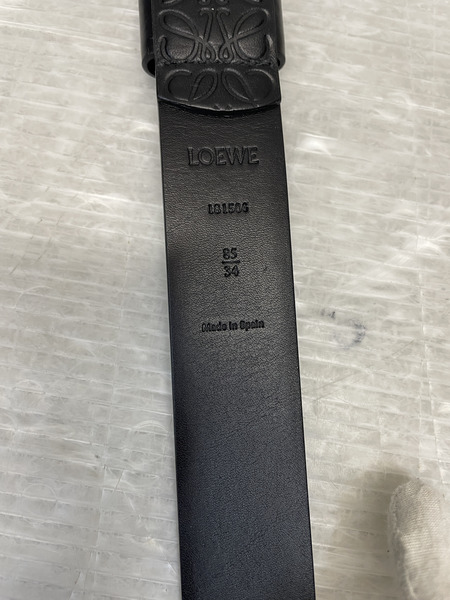 LOEWE リピートナグラム レザーベルト 85/34