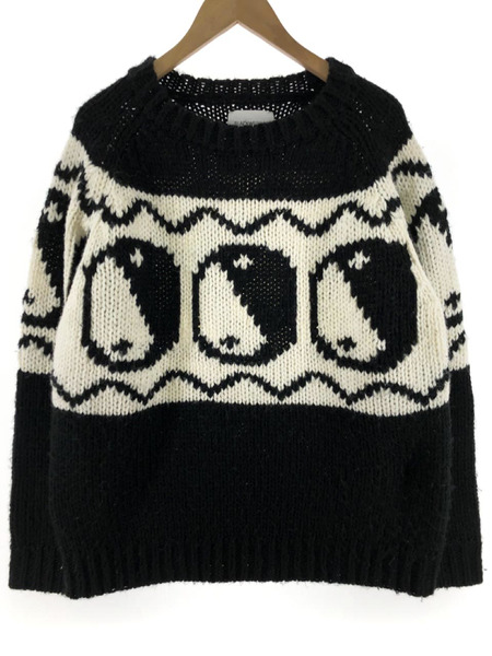 Black Weirdos Yin-Yang Sweater M ブラック