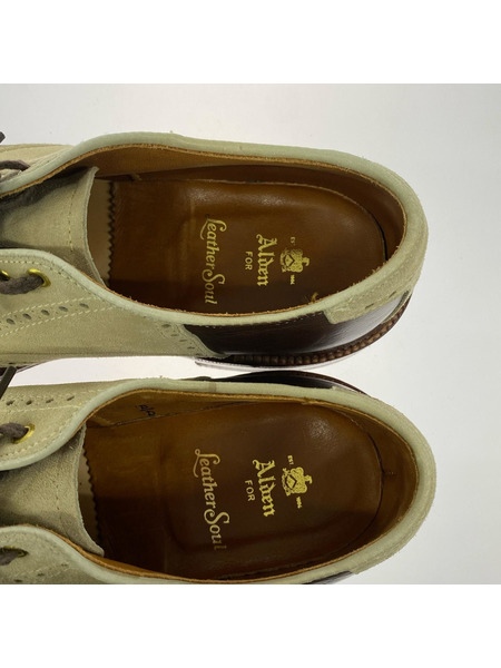 ALDEN シューズ サドルシューズ 茶 25.0cm