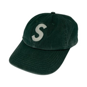 Supreme キャップ 24AW Pigment S Logo 6-Panel Green