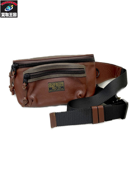 COLIMBO TRIBOROUGH TRAP-TOOLS  レザー ウエストバッグ ブラウン