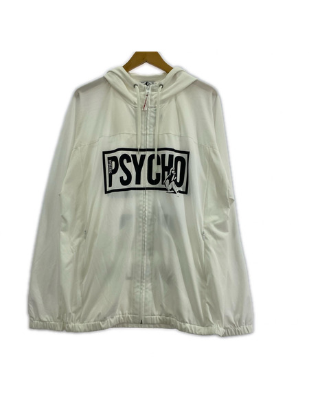 HYSTERIC GLAMOUR PSYCHO メッシュジップアップパーカー 白
