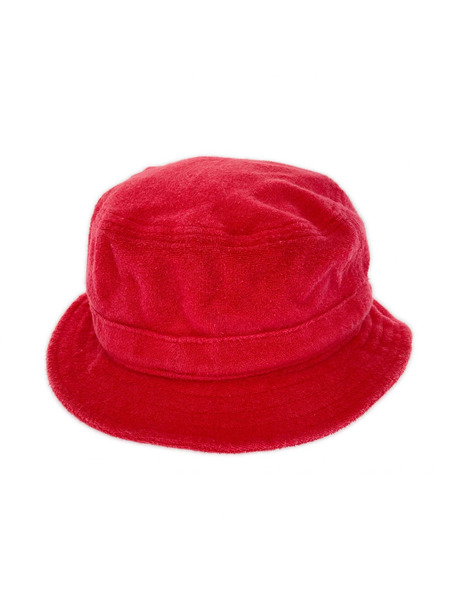 STUSSY ハット パイル地 赤