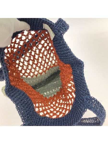 MARNI トートバッグ マーケット フィケ クロメッシュヘバッグ