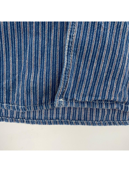 OLD・VINTAGE 半袖シャツ mattsons'/70s/丸襟/ストライプシャツ