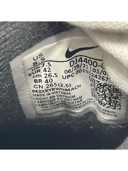 NIKE スニーカー モアテン Black and University Red 26.5cm