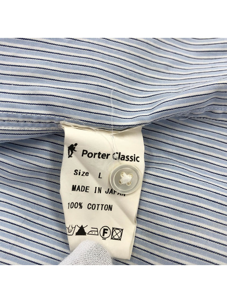 Porter Classic ROLL UP SHIRTS ストライプ