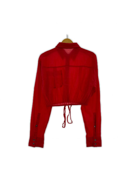 MAISON SPECIAL 長袖シャツ Sheer Short Length Shirt