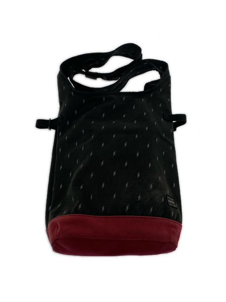 PORTER ショルダーバッグ x THE FAMZTED UNDERGROUND ブラック/レッド