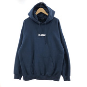 XLARGE STANDARD LOGO PO HOOD ロゴ刺繍パーカー