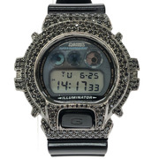 G-SHOCK DW-6900 925 カスタム ベゼル パーツ付 三ツ目 腕時計 黒