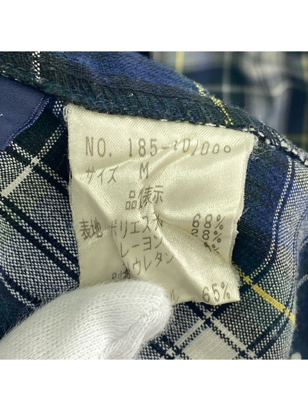 20471120 長袖シャツ 異形チェックシャツ GRN (M)