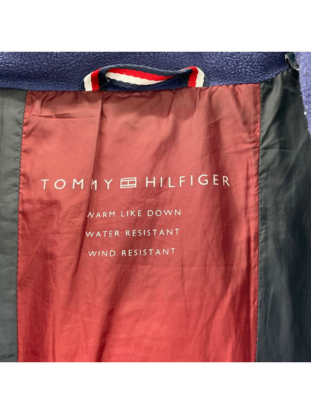 TOMMY HILFIGER ダウンジャケット ネイビー/L