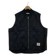 COOTIE/Nylon Quilting Work Vest/L/ブラック