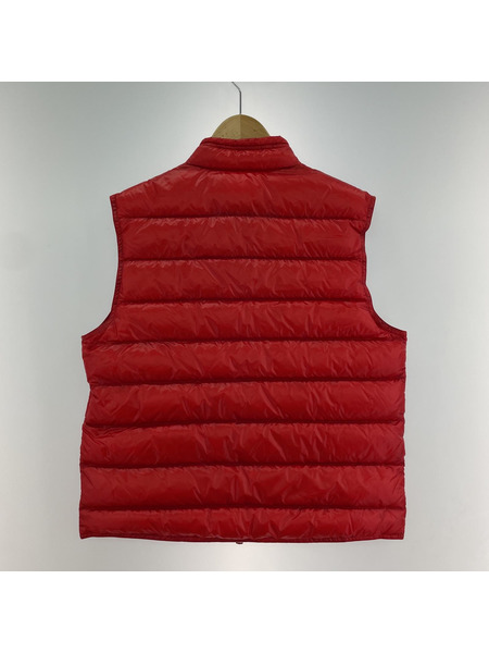 MONCLER GUI GILET/ナイロンダウンベスト/レッド