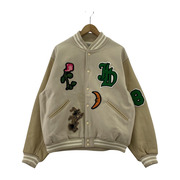 Jieda×SKOOKUM Patch Stadium Jacket スタジャン 1 ベージュ