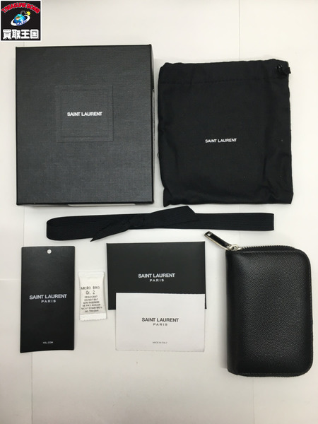 SAINT LAURENT 財布 コインケース 黒 [値下]