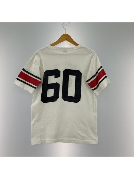 70S champion football Tee MERRY-MAC 白 L