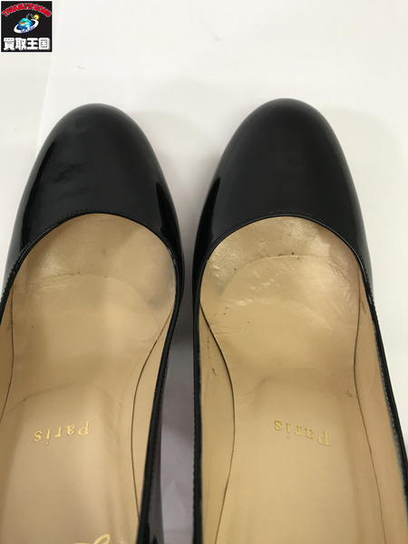 Christian LouBoutin  パテントレザー/パンプス/BLACK