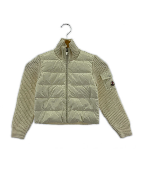 MONCLER キッズ衣料 カーディガントリコット 白[値下]